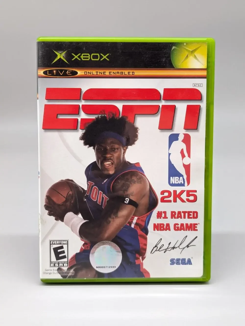 ESPN NBA 2K5 Microsoft Xbox Basketball Game Complete w/ Manual Tested